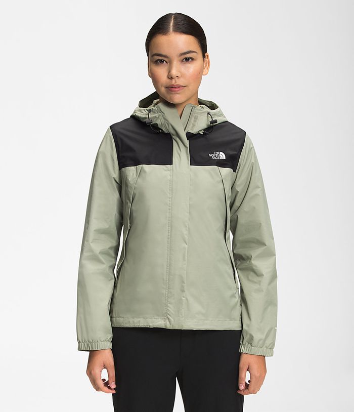 The North Face Regenjas Dames Antora ULEH79143 - Groen